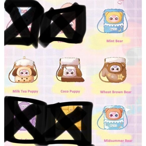 Baby Three Mobile Hanger CONFIRMED “Rice Brown Bear” CRYING EYES Lanyard BB3 - Picture 2 of 2